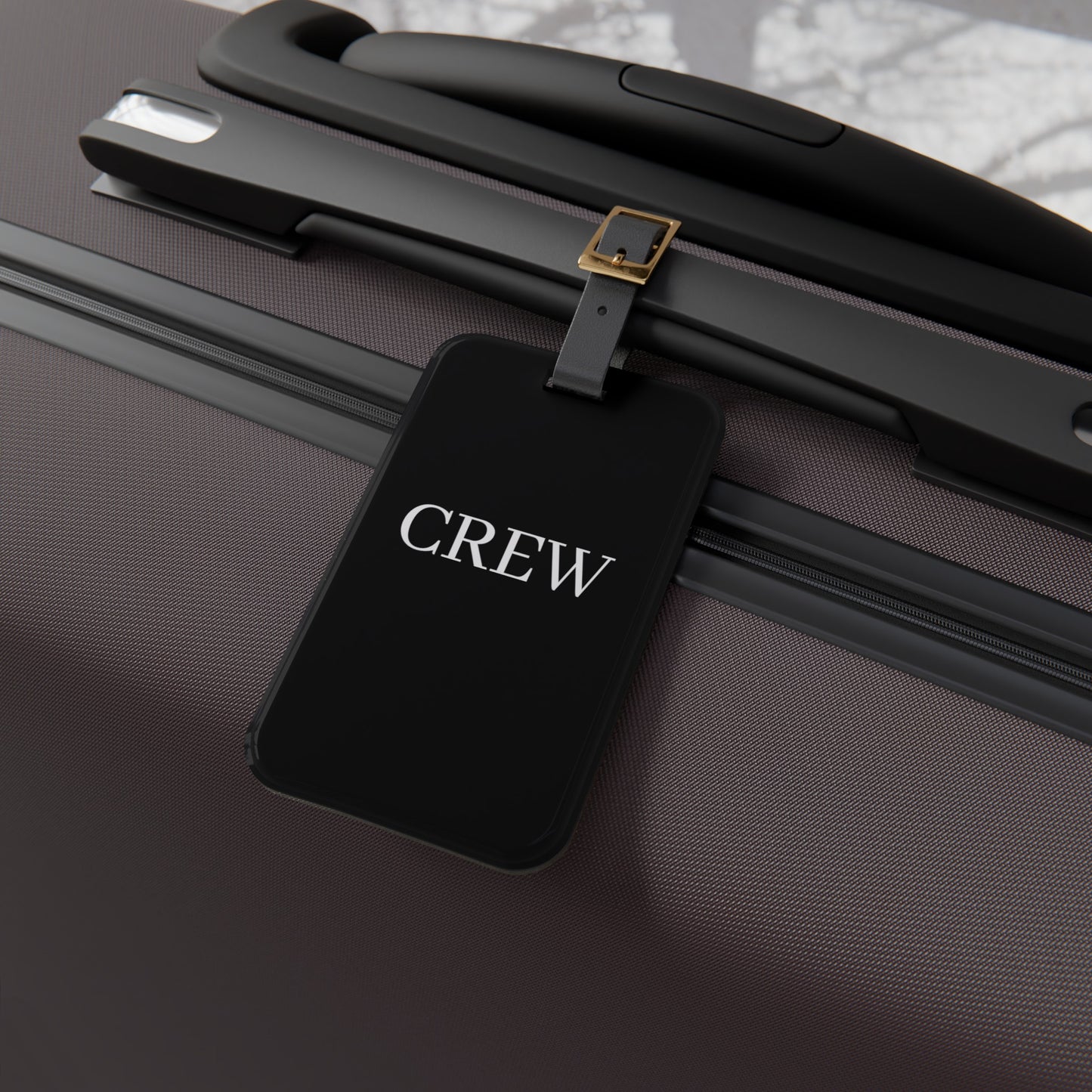 Crew Luggage Tag (Black)