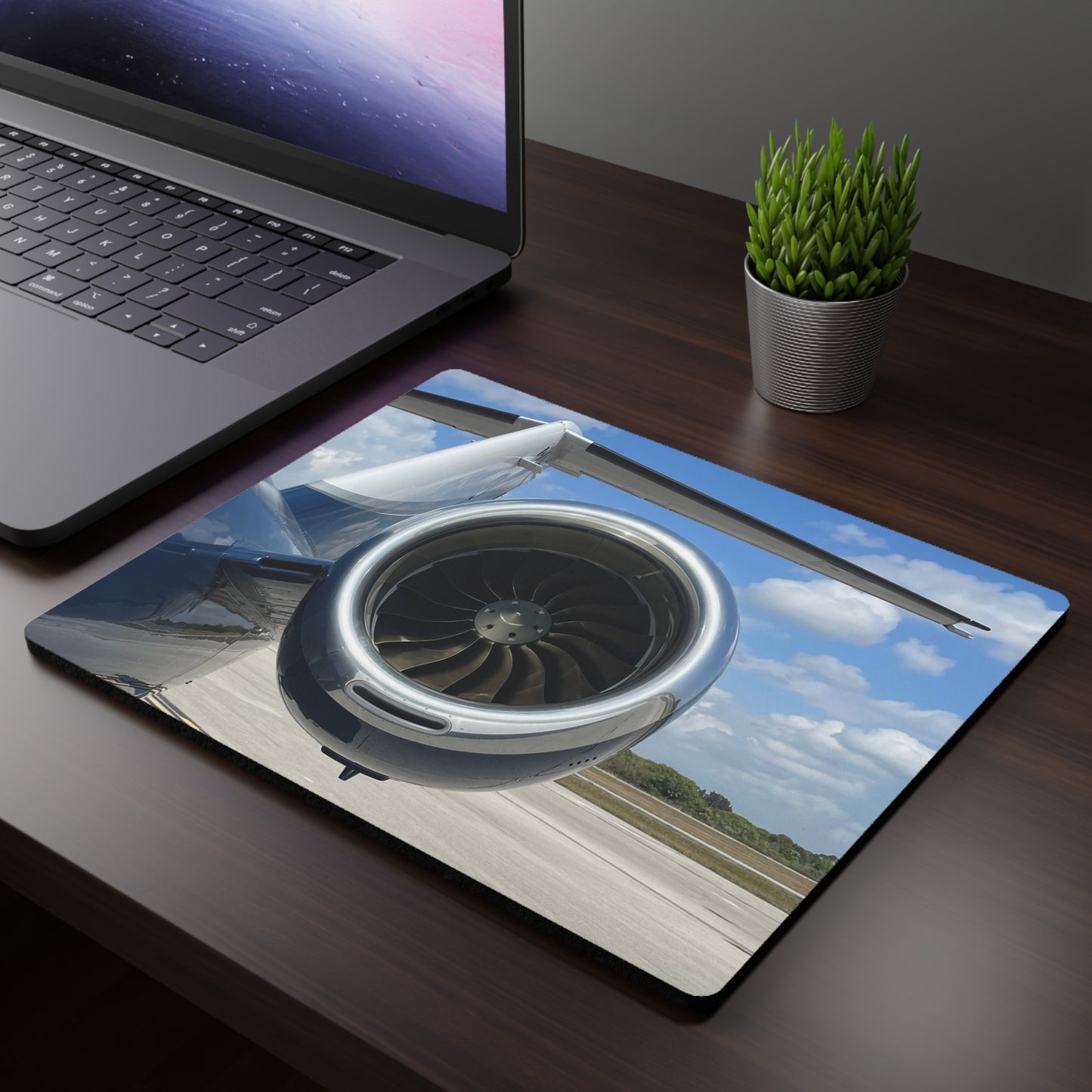 Jet Engine Mouse Pad