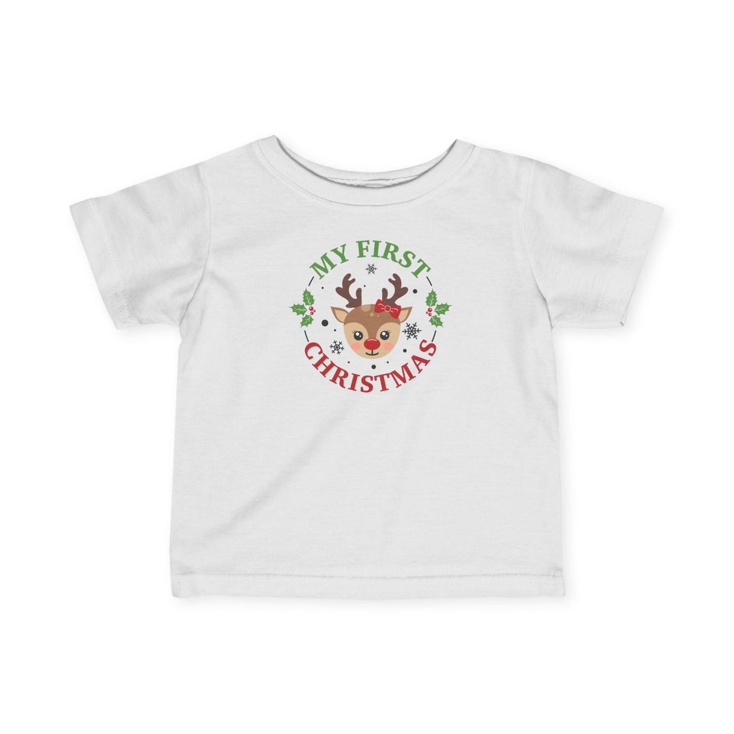 Girls 1st Xmas Tee (6M, 12M, 18M, 24M)