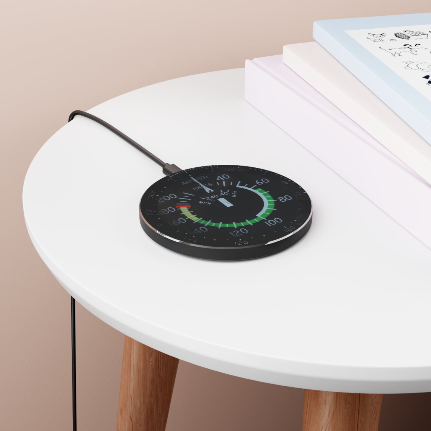 Airspeed Indicator Wireless Charger