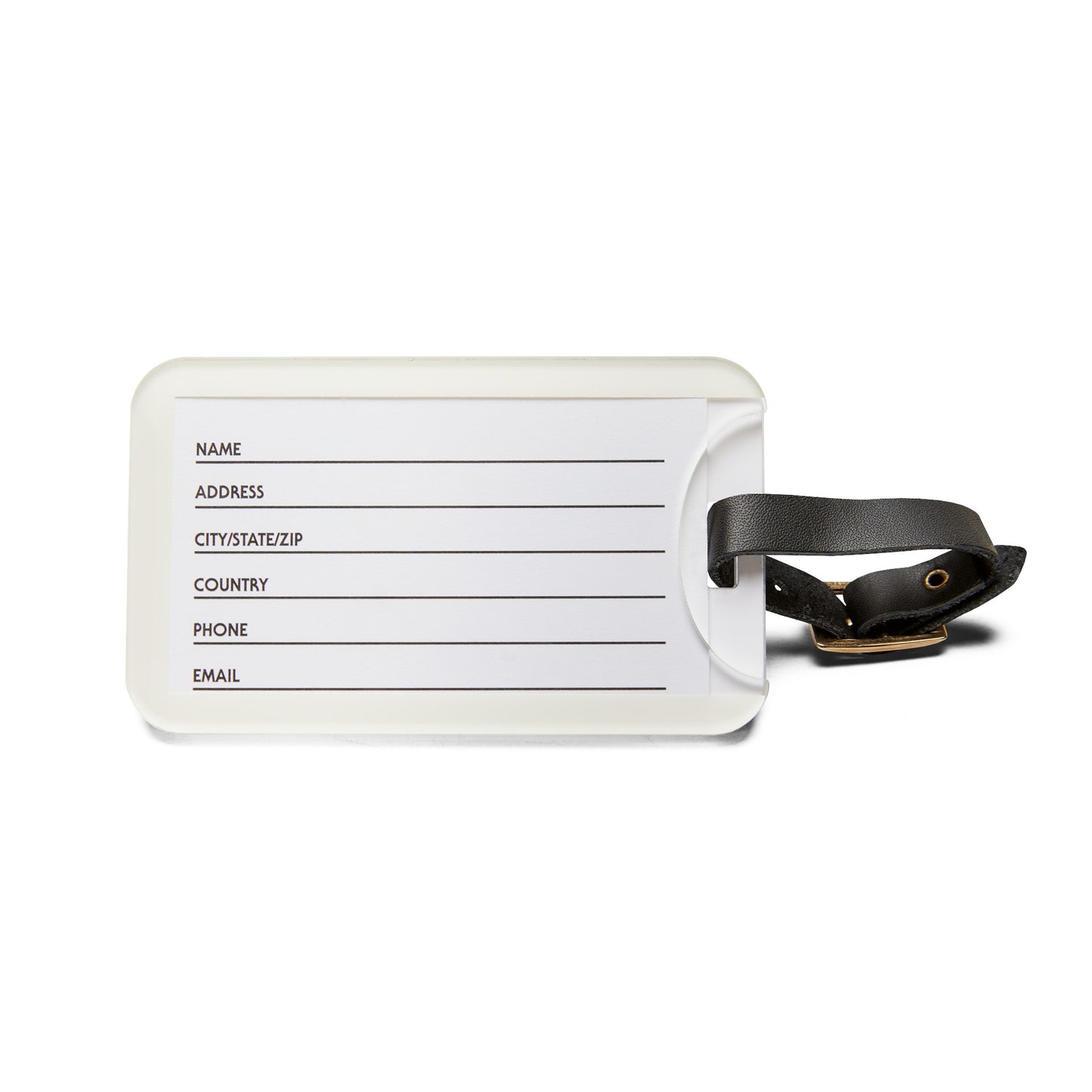 Crew Luggage Tag (White)