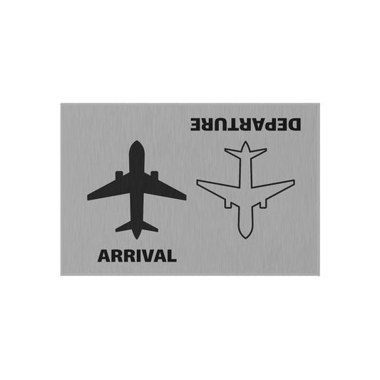 Arrival/Departure Doormat (Grey)