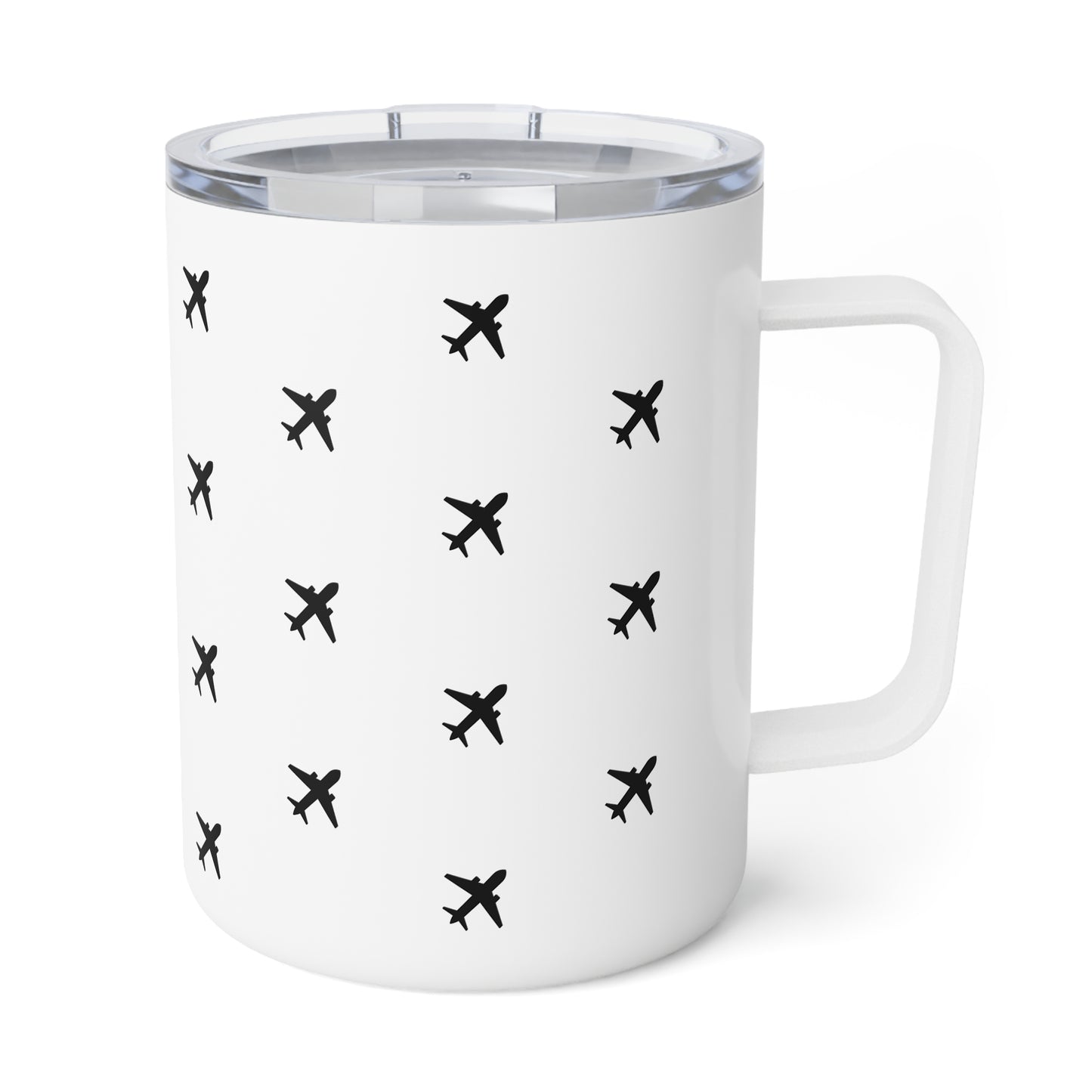 Airplane Pattern Insulated Mug