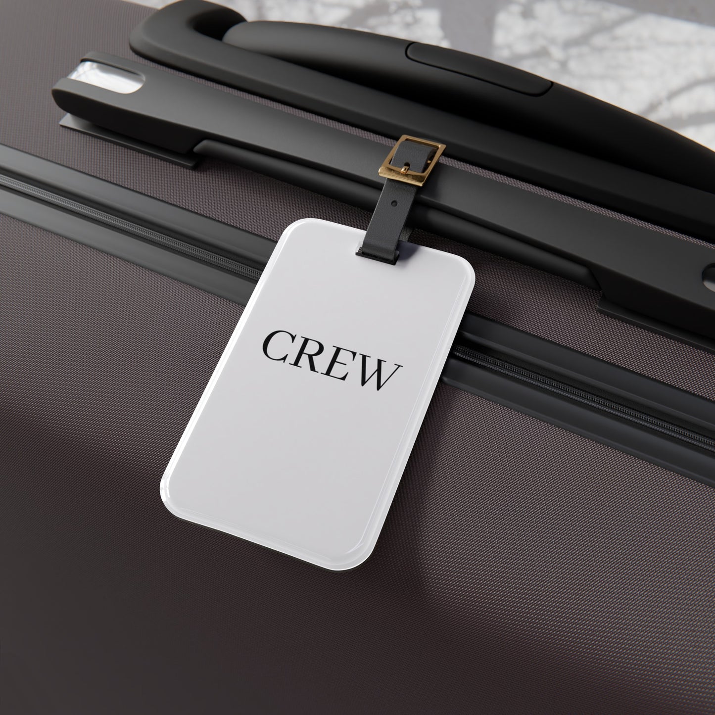 Crew Luggage Tag (White)