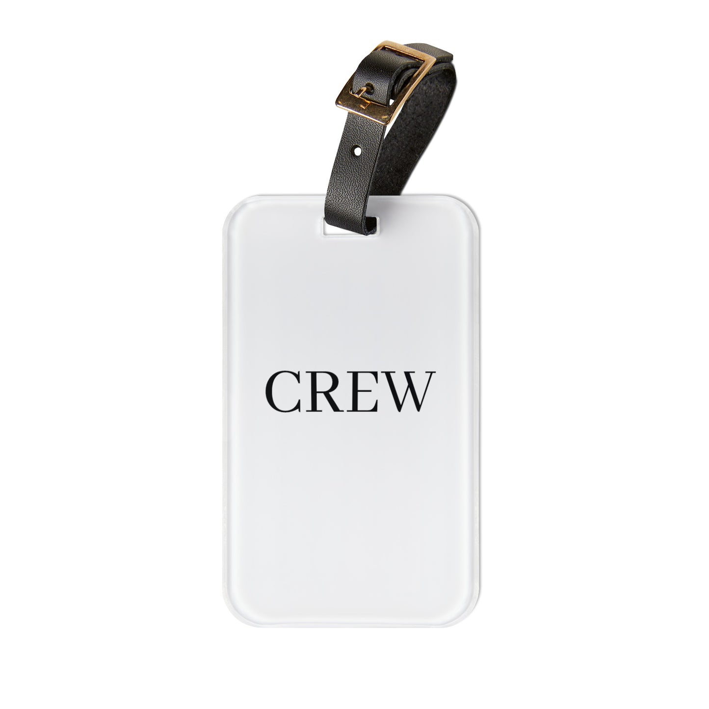 Crew Luggage Tag (White)