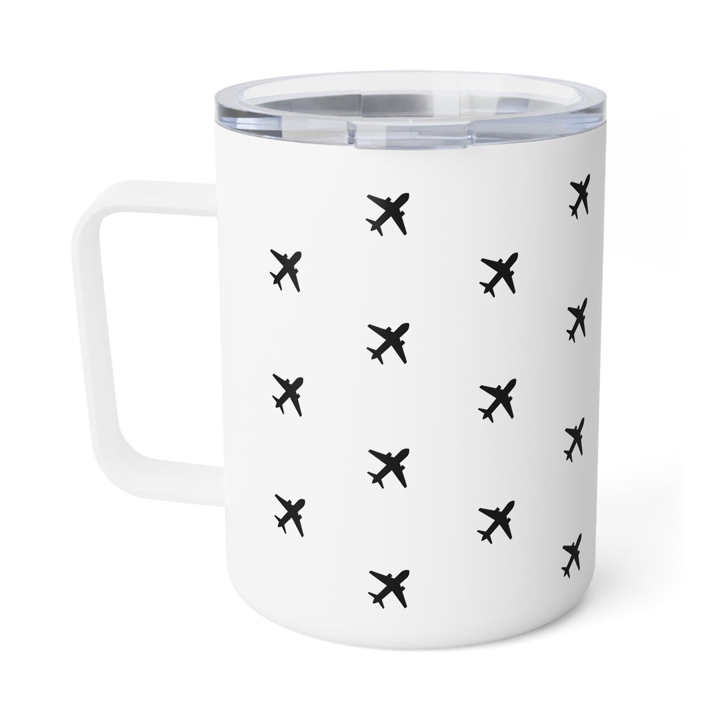 Airplane Pattern Insulated Mug