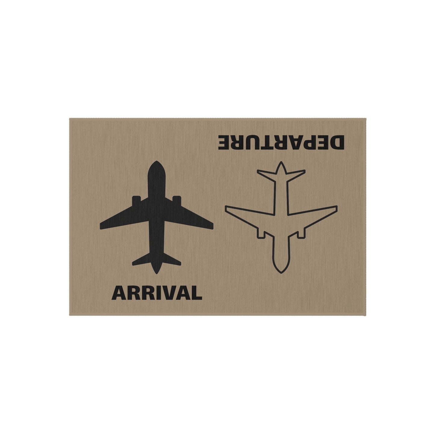 Arrival/Departure Doormat (Brown)