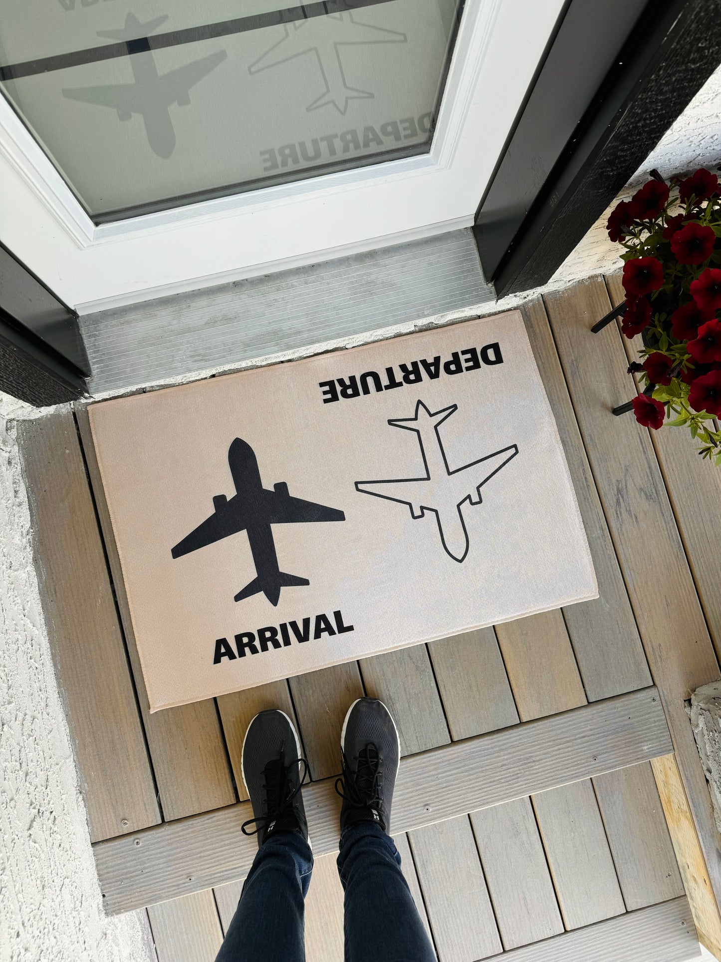 Arrival/Departure Doormat (Beige)