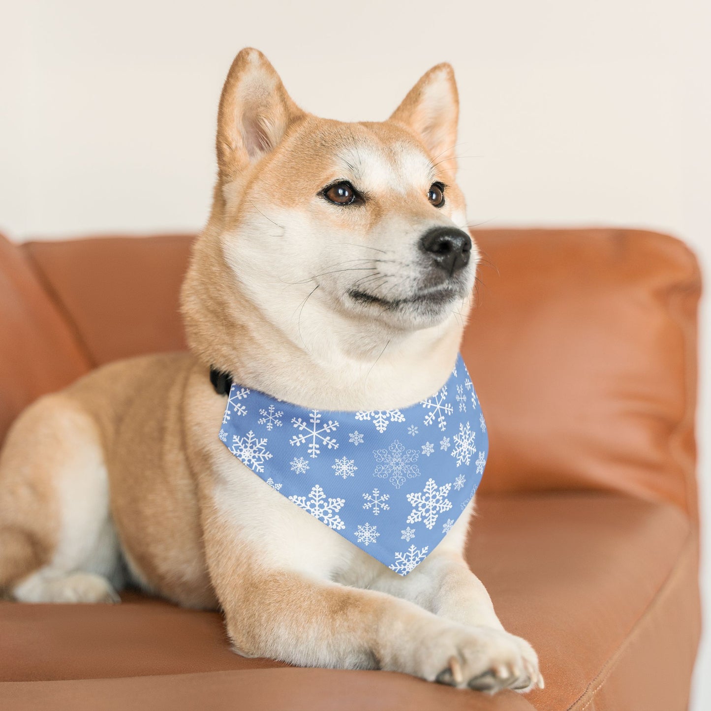 Snowflake Bandana Collar