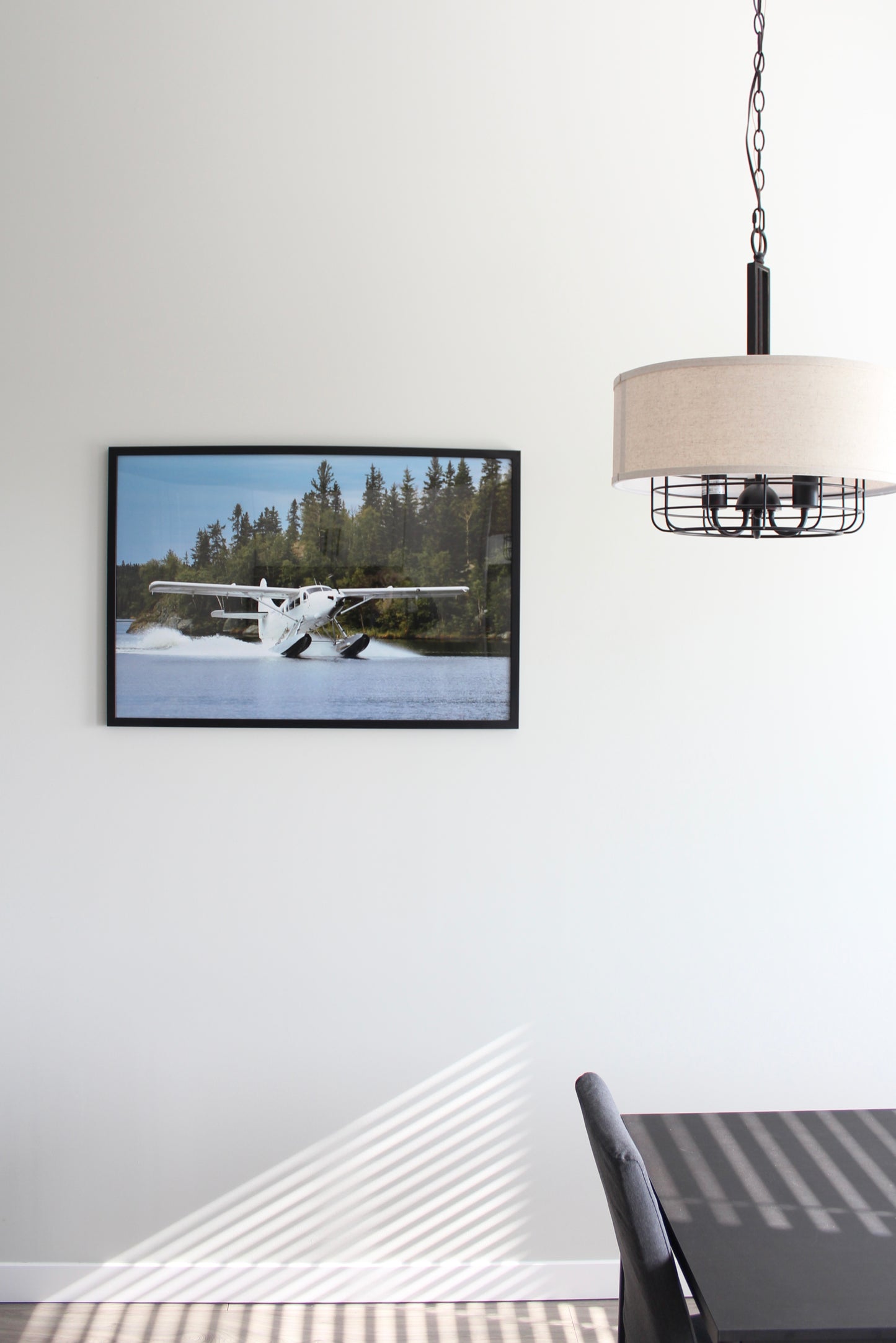 Framed Otter Landing