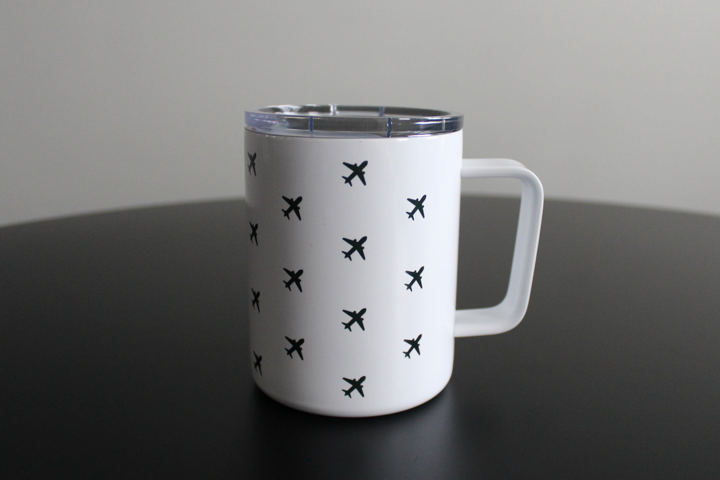 Airplane Pattern Insulated Mug