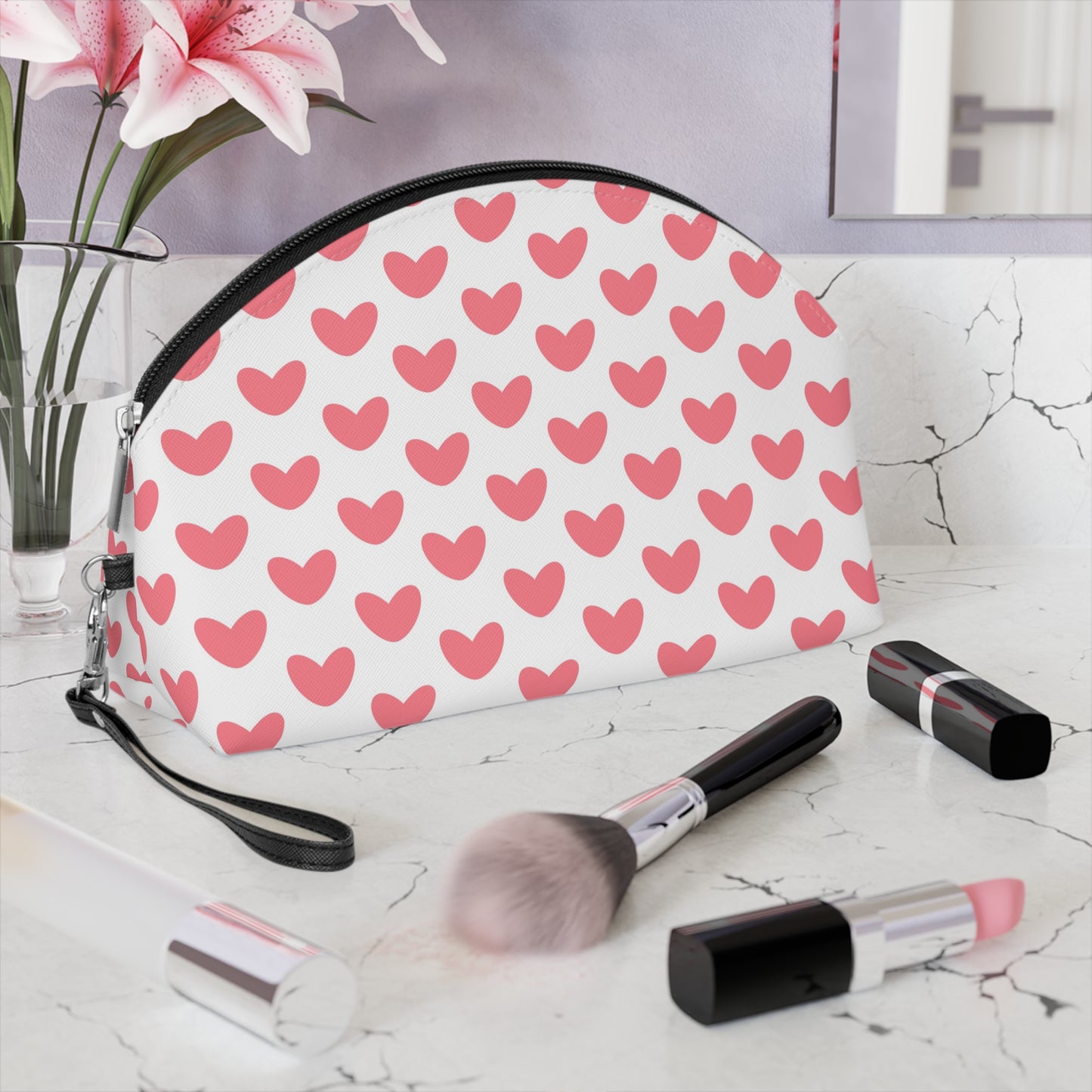 Heart Makeup Bag