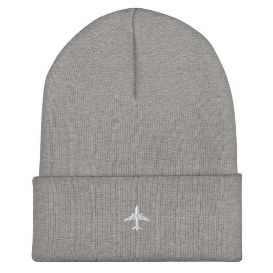 Grey Cuffed Beanie