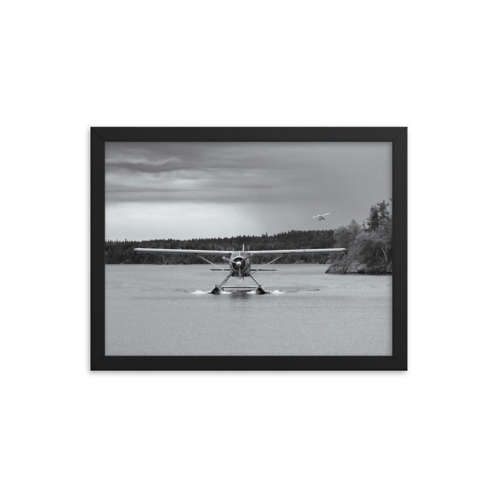 Framed Beaver Landing (Black + White)