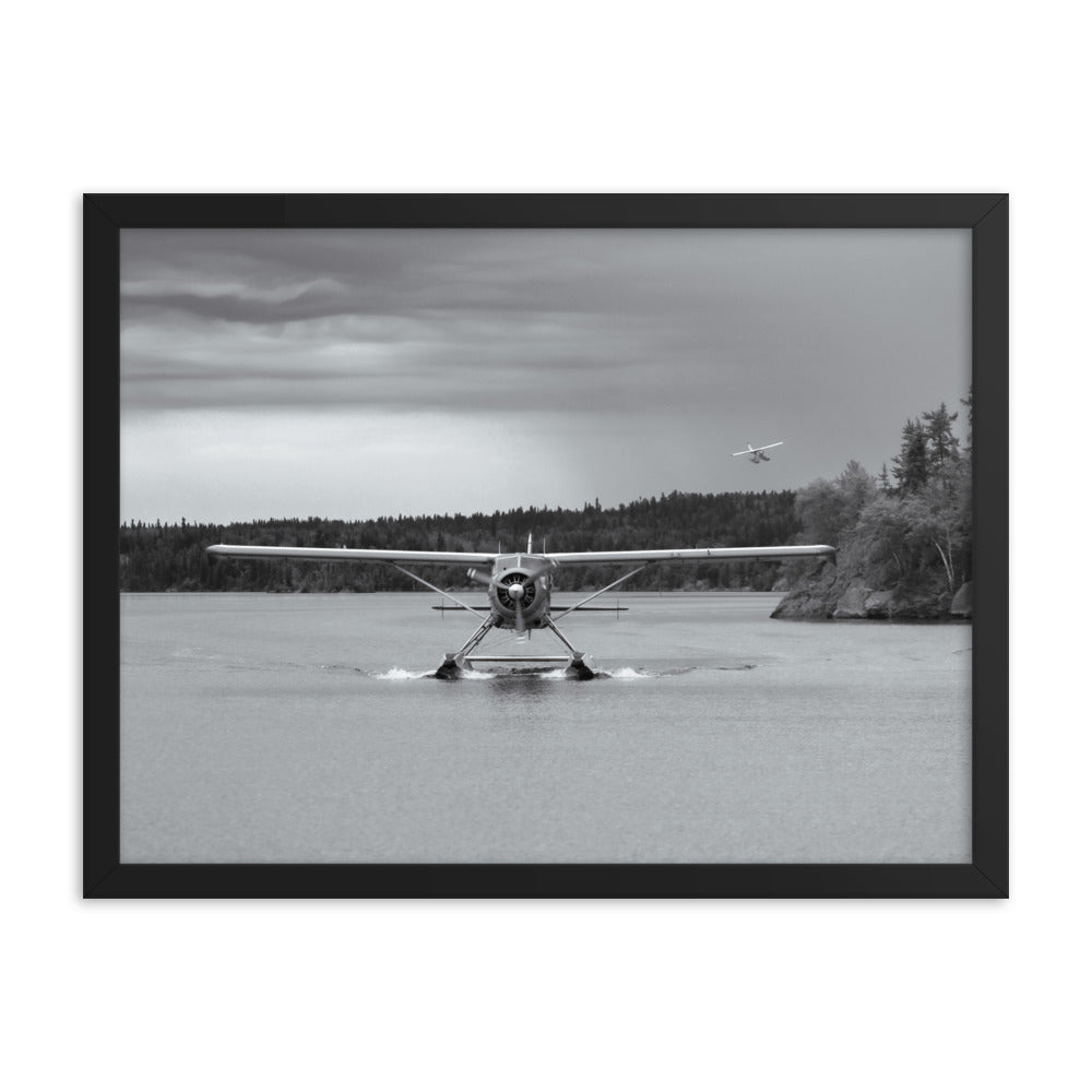 Framed Beaver Landing (Black + White)