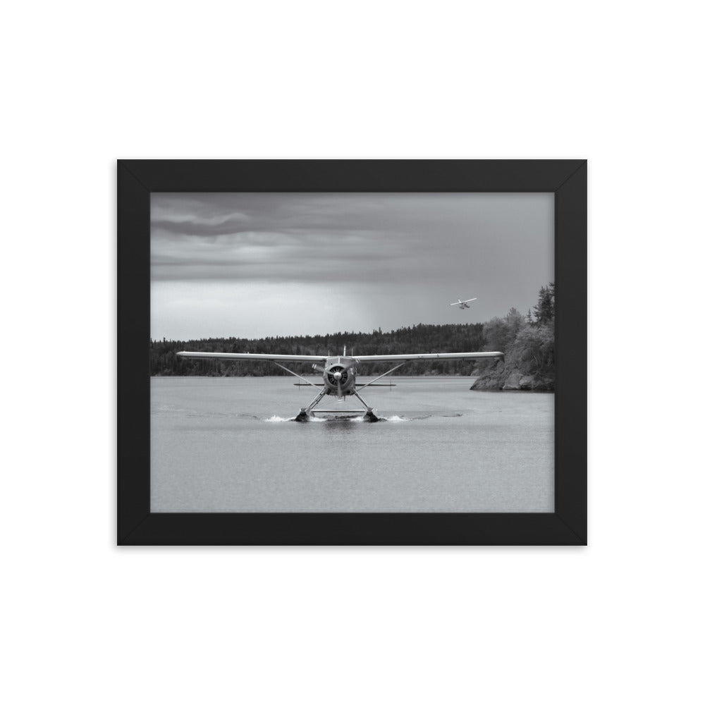 Framed Beaver Landing (Black + White)