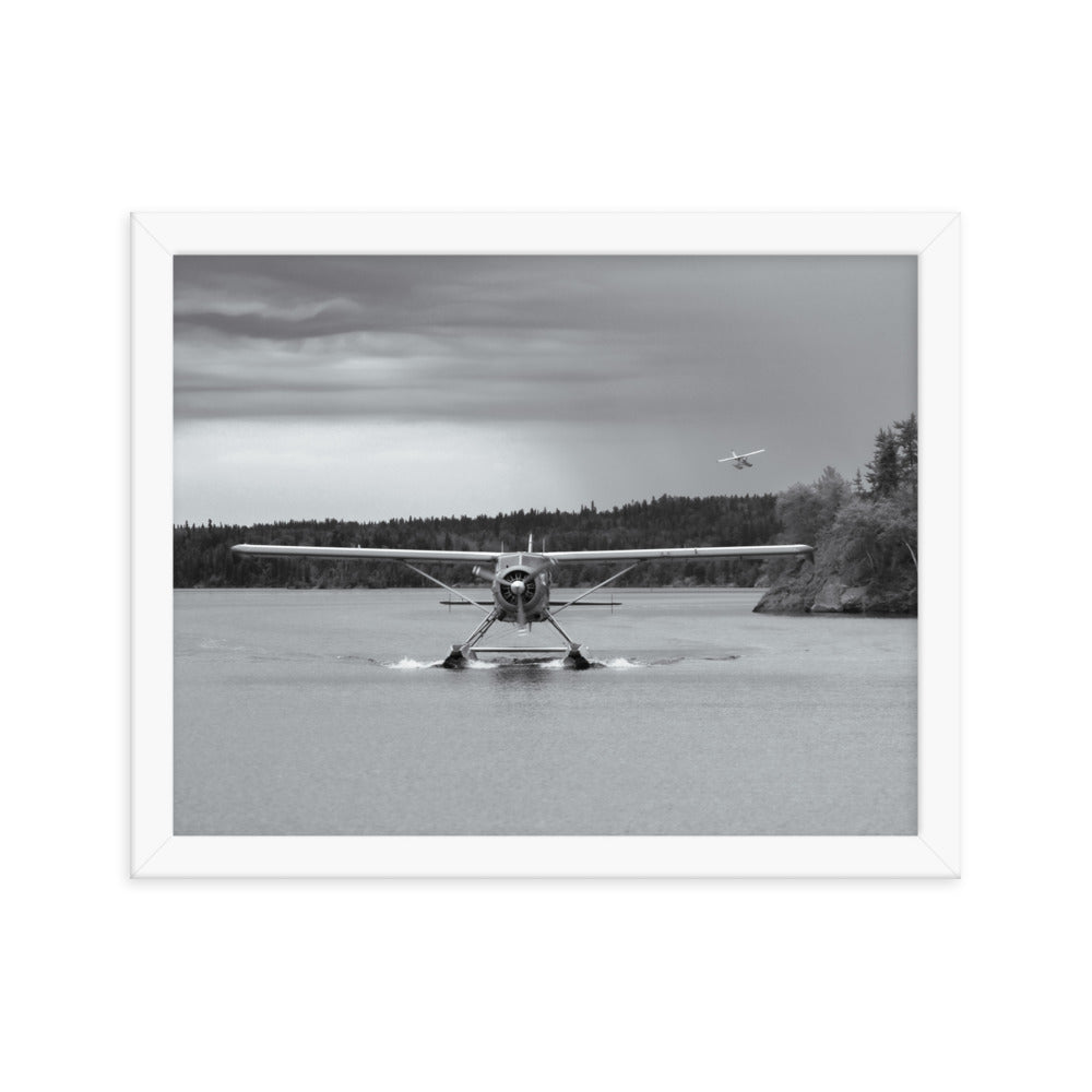 Framed Beaver Landing (Black + White)