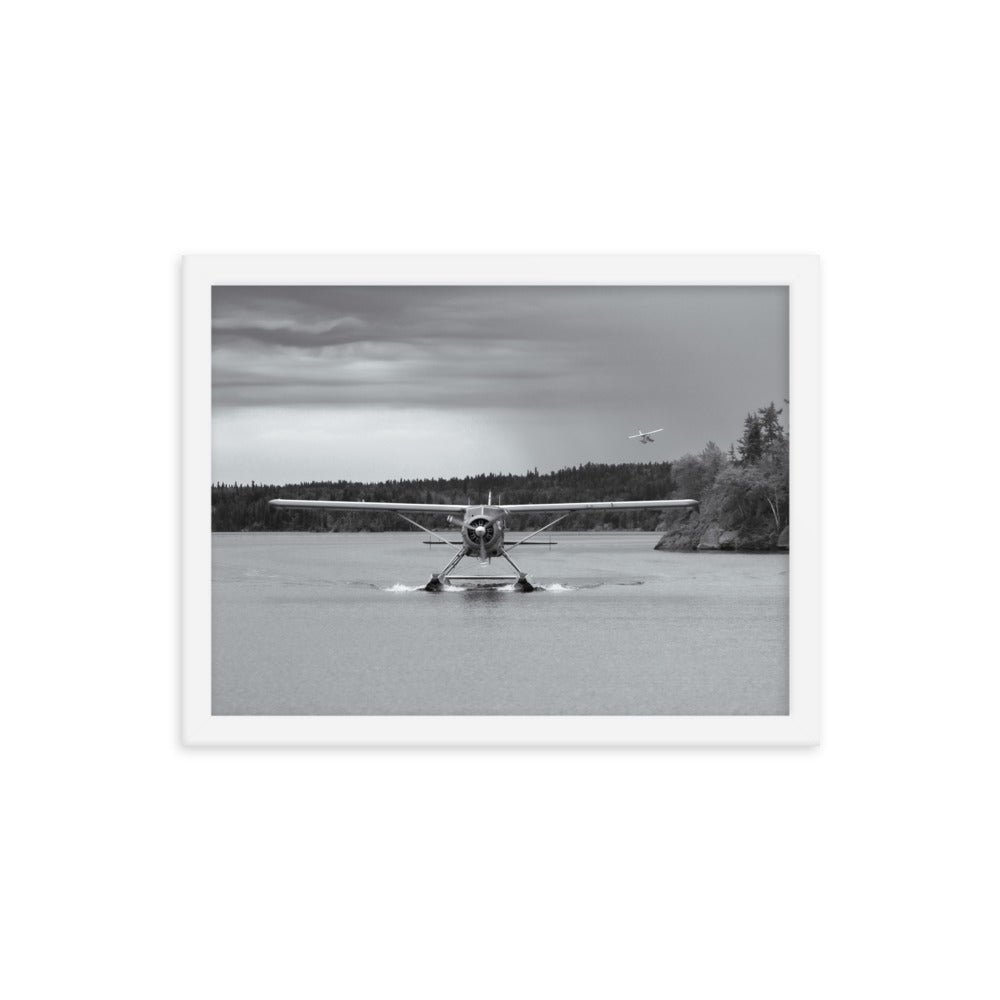 Framed Beaver Landing (Black + White)