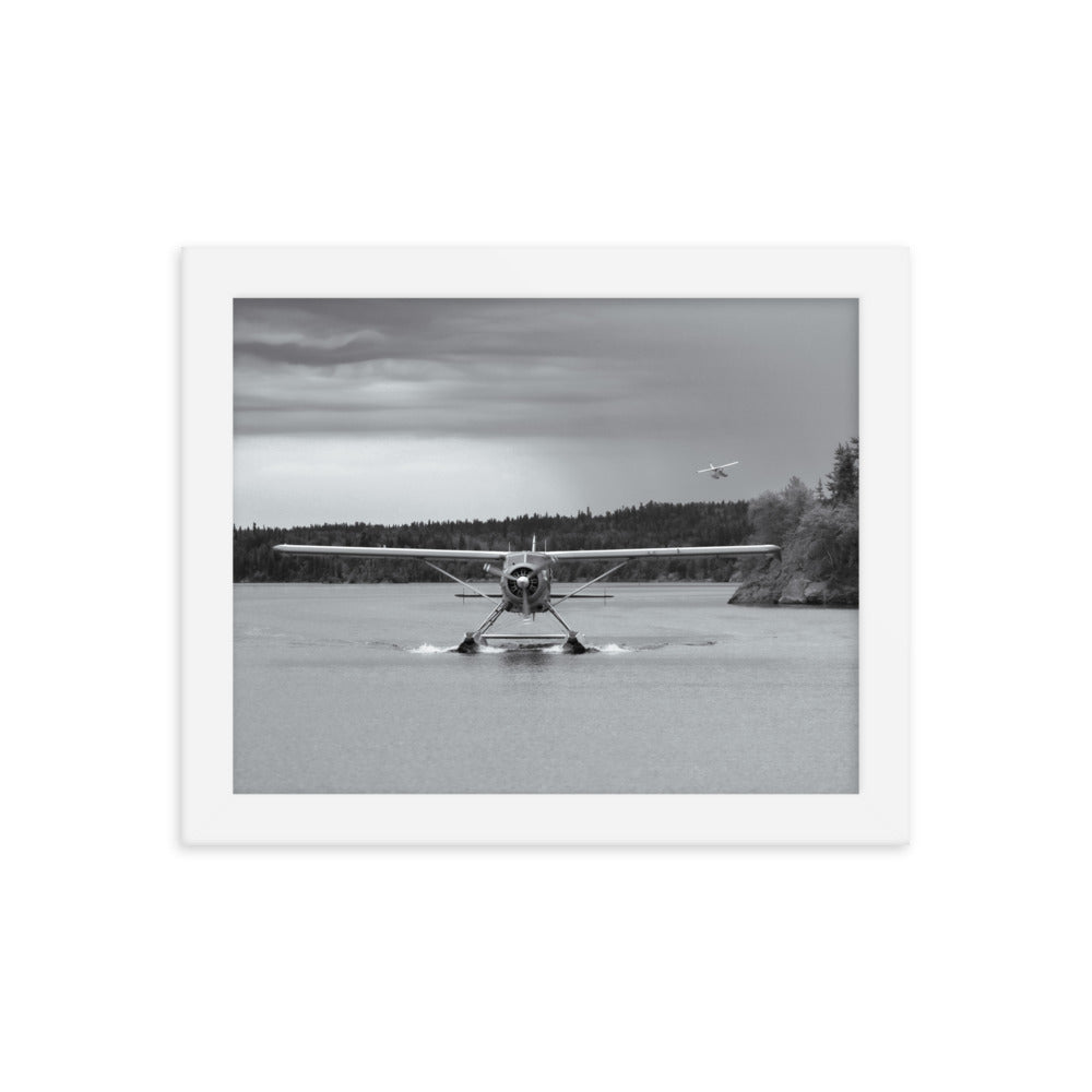 Framed Beaver Landing (Black + White)