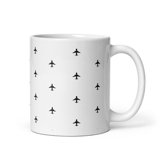 Airplane Pattern Mug