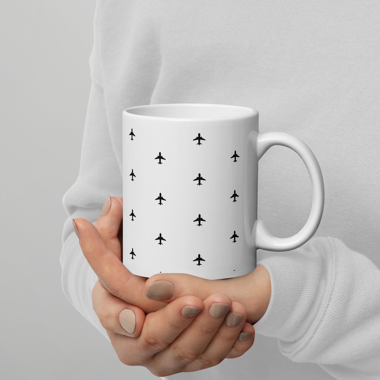 Airplane Pattern Mug